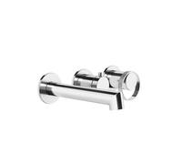 Gessi Anello, kit prêt à poser avec rosaces rondes, pour mitigeur monocommande encastré pour baignoire, avec cartouche déviatrice à 2 voies, 63342735, Couleur: Bronze chaud PVD
