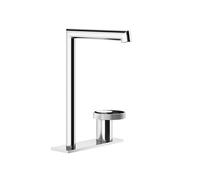 Gessi Anello, mitigeur monocommande de lavabo, bec séparé, monté sur plaque, hauteur du bec 253 mm x saillie 160 mm, sans garniture mécanique, 63316727, Couleur: Laiton brossé PVD