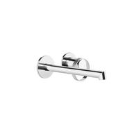 Gessi Anello, set prêt à poser pour mitigeur monocommande de lavabo encastré, avec rosettes individuelles D=65 mm, longueur du bec 205-175 mm, bec toujours à gauche, 63383726, Couleur: Bronze chaud br