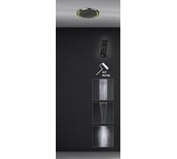 Gessi Colour, système de douche encastré multifonctions, rond, diamètre 355mm, type de jet pluie, brouillard, lame de fond, effet lumineux inclus, 57829238