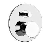 Gessi CONO kit prêt à lemploi pour mitigeur monocommande, inverseur automatique, pour baignoire ou douche, pour corps encastré, 45079031, Couleur: chrome