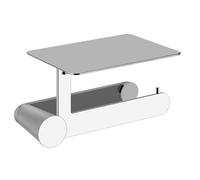 Gessi CONO porte-rouleau de papier toilette pour montage mural avec couvercle, 45449708, Couleur: Cuivre brossé PVD