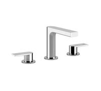 Gessi Emporio Via Manzoni groupe de lavabos avec 3 trous, vidange 1 1/4, tuyaux de raccordement 3/8, 38612031, Couleur: chrome