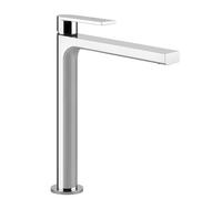 Gessi Emporio Via Manzoni Mélangeur monocommande de lavabo, version haute, sans garniture mécanique, saillie 212 mm, 38609031, Couleur: chrome