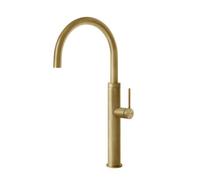Gessi GESSI 316 Girevole Brass Brushed PVD - 60020#727 Mitigeur Ãvier | Laiton BrossÃ© Pvd, Bec pivotant 360Â°, DÃ©bit rÃ©glable