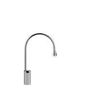 Gessi Goccia bec de lavabo sur colonne, version haute, sans vidage, saillie 244 mm, bec pivotant sur 360 degrés, 33855123, Couleur: Cuivre GHRC
