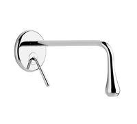 Gessi Goccia kit prêt à lemploi pour mitigeur de lavabo encastré, sans garniture mécanique, saillie 250 mm, 33686125, Couleur: Cuivre brossé GHRC