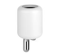 Gessi Goccia porte-verre mural, gobelet en GRES blanc, 38007031, Couleur: chrome