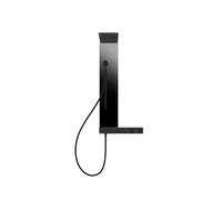 Gessi HI-FI, combinaison de douche pour montage mural en surface avec thermostat, 3 fonctions, 63041187, Couleur: Bronze antique