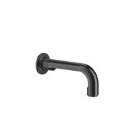 Gessi Inciso bec de baignoire mural avec un raccord 1/2, pour mitigeur séparé, saillie 190 mm, 58103707, Couleur: Métal noir brossé PVD
