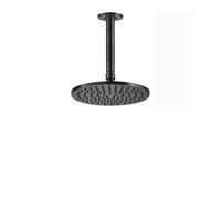 Gessi Inciso douche de tête anticalcaire D200 mm, avec articulation et bras de plafond, longueur personnalisable, 1/2 connexion, 58150727, Couleur: Laiton brossé PVD