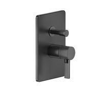 Gessi Inciso Douche Set de montage final, Mitigeur monocommandé avec inverseur automatique pour UPK 44673, 58079713, Couleur: Laiton antique
