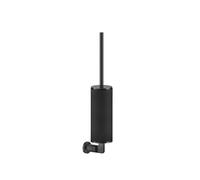 Gessi Inciso ensemble de brosses de toilette pour montage mural, récipient noir mat, 58520187, Couleur: Bronze antique