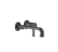 Gessi Inciso kit prêt à poser pour mitigeur monocommande encastré, lavabo avec rosaces simples D65 mm, bec 219-189 mm, sans garniture découlement, 58088187, Couleur: Bronze antique
