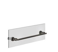 Gessi Inciso porte-serviettes 450 mm, montage sur paroi en verre, 58615710, Couleur: Laiton PVD