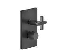 Gessi Inciso Set de montage final pour douche, pour thermostat encastré, sortie à commander séparément, UPK 09269, 58236713, Couleur: Laiton antique