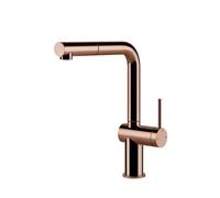 Gessi INEDITO Monogetto Copper PVD - 60433#030 Mitigeur Ãvier | Cuivre Brillant Pvd, Bec monogicler fixe, DÃ©bit rÃ©duit Ã©conomie eau