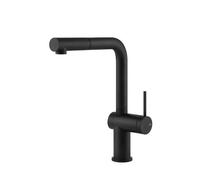 Gessi INEDITO Monogetto Matte Black - 60433#299 Mitigeur Ãvier | Noir mat, Bec monogicler fixe, DÃ©bit rÃ©duit Ã©conomie eau