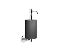 Gessi Ingranaggio, distributeur de savon mural, récipient noir mat, 63814707, Couleur: Métal noir brossé PVD