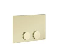 Gessi Ingranaggio Plaques de fixation pour Tece (Teceprofil et Tecebox), 54641710, Couleur: Laiton PVD