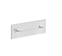 Gessi Ingranaggio, porte-serviettes 450mm pour montage sur une paroi en verre de 8-10mm dépaisseur 2x2 trous de 10mm sur la paroi en verre, 63926187, Couleur: Bronze antique