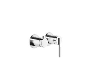 Gessi Ingranaggio set prêt à poser mélangeur monocommande pour bain/douche, rosaces rondes, avec cartouche inverseur 2 voies, 63580726, Couleur: Bronze chaud brossé PVD