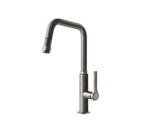 Gessi OFFICINE Due Getti Black Metal Brushed PVD - 60053#707 Mitigeur Ãvier | MÃ©tal noir brossÃ© PVD, Double jet commutable, Jet normal et vaporisÃ©
