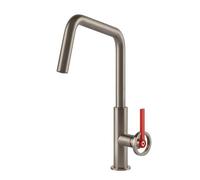 Gessi OFFICINE V Girevole Finox Brushed Nickel - 60201#149 Mitigeur Ãvier | Nickel brossÃ© Finox, Bec pivotant 360Â°, DÃ©bit rÃ©glable