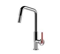 Gessi OFFICINE V Monogetto Chrome - 60203#031 Mitigeur Ãvier | Chrome brillant, Bec monogicler fixe, DÃ©bit rÃ©duit Ã©conomie eau