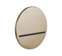 Gessi Origini Bec déverseur, pour mitigeur séparé, montage mural, 65295726, Couleur: Bronze chaud brossé PVD
