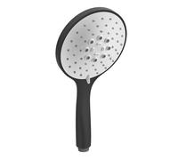 Gessi Origini Douchette anticalcaire, avec insert blanc, 3 jets, 14376299, Couleur: Noir Mat