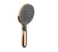Gessi Origini Douchette anticalcaire, avec sélecteur rotatif, 2 jets, avec insert noir, 47350735, Couleur: Bronze chaud PVD