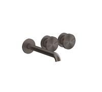 Gessi Origini Set de finition mitigeur de lavabo, sans garniture de vidage, avec bec, montage mural, saillie 171-201mm, 66090707, Couleur: PVD