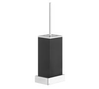 Gessi Rettangolo accessoires ensemble de brosses de toilette murales, cuvette noire, 20820099, Couleur: Noir XL