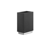 Gessi Rettangolo accessoires porte-verre version simple debout, gobelet noir, 20835710, Couleur: Laiton PVD