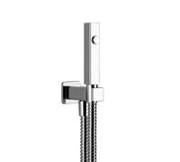 Gessi Rettangolo Douchette de nettoyage pour WC à un jet, 33823727, Couleur: Laiton brossé PVD