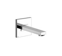 Gessi Rettangolo K, bec mural avec 1/2 raccord pour mitigeur monocommande séparé, longueur personnalisée, 20118708, Couleur: Cuivre brossé PVD