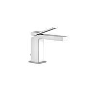 Gessi Rettangolo K mélangeur monocommande de lavabo, avec vidage 1 1/4, saillie 128 mm, 53001299, Couleur: Noir XL