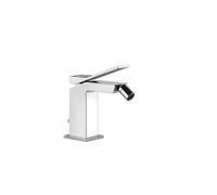 Gessi Rettangolo K, mitigeur monocommande de bidet, avec vidage 1 1/4, saillie 118 mm, 53007030, Couleur: PVD de cuivre