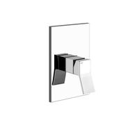 Gessi Rettangolo K, mitigeur monocommande prêt à poser sans inverseur pour bain/douche, une sortie, 735, 53061726, Couleur: Bronze chaud brossé PVD