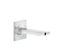 Gessi Rilievo, bec de baignoire mural avec 1/2 raccord pour mitigeur monocommande séparé, saillie 170 mm, 59103710, Couleur: Laiton PVD