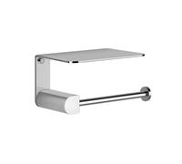 Gessi Rilievo, distributeur de papier hygiénique avec couvercle, montage mural, 59449030, Couleur: PVD de cuivre