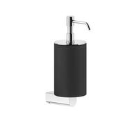 Gessi Rilievo, distributeur de savon mural, gobelet noir mat, 59514706, Couleur: Métal noir PVD