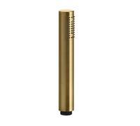 Gessi Rilievo Douchette à main anticalcaire, version plastique, D32 mm, 1 jet, couleurs PVD en finition métal, 14372727, Couleur: Laiton brossé PVD