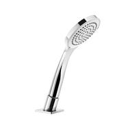Gessi Rilievo, passage de flexible de douche avec douchette anticalcaire extractible et flexible de douche métallique sans ressort de rappel, 59127726, Couleur: Bronze chaud brossé PVD