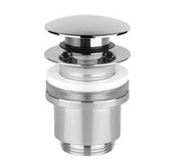 Gessi Stop&Go vanne de vidange 1 1/4"ur lavabos sans trop-plein, vanne de tige min. 25mm/max.45mm, 1420, 01420149, Couleur: Optique Finox