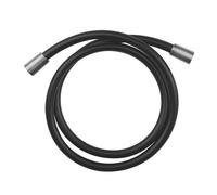 Gessi tuyau de douche Darkflex 1500 mm avec écrou conique 1/2 tuyau toujours noir, pièces de connexion en métal dans la surface de votre choix, 735, 54137707, Couleur: Métal noir brossé PVD