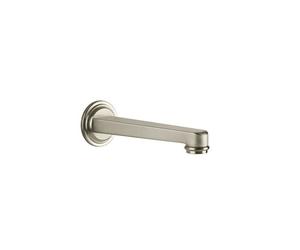 Gessi Venti20 Bec déverseur pour baignoire, pour mitigeur séparé, raccord 1/2, saillie 209mm, montage mural, 65103149, Couleur: Optique Finox
