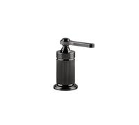 Gessi Venti20 Mitigeur de baignoire, pour écoulement séparé, perçage min. 38mm, montage sur bord de baignoire ou sur plage de carrelage, 65044706, Couleur: Métal noir PVD