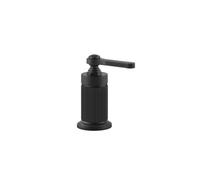 Gessi Venti20 Mitigeur de baignoire, pour écoulement séparé, perçage min. 38mm, montage sur bord de baignoire ou sur plage de carrelage, 65044299, Couleur: Noir Mat